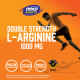 NOW Foods, L-arginina o podwójnej sile, 1000 mg, 60 tabletek