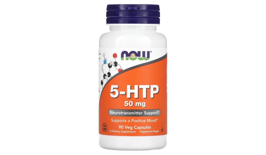 NOW Foods, 5-HTP, 50 mg, 90 kapsułek roślinnych