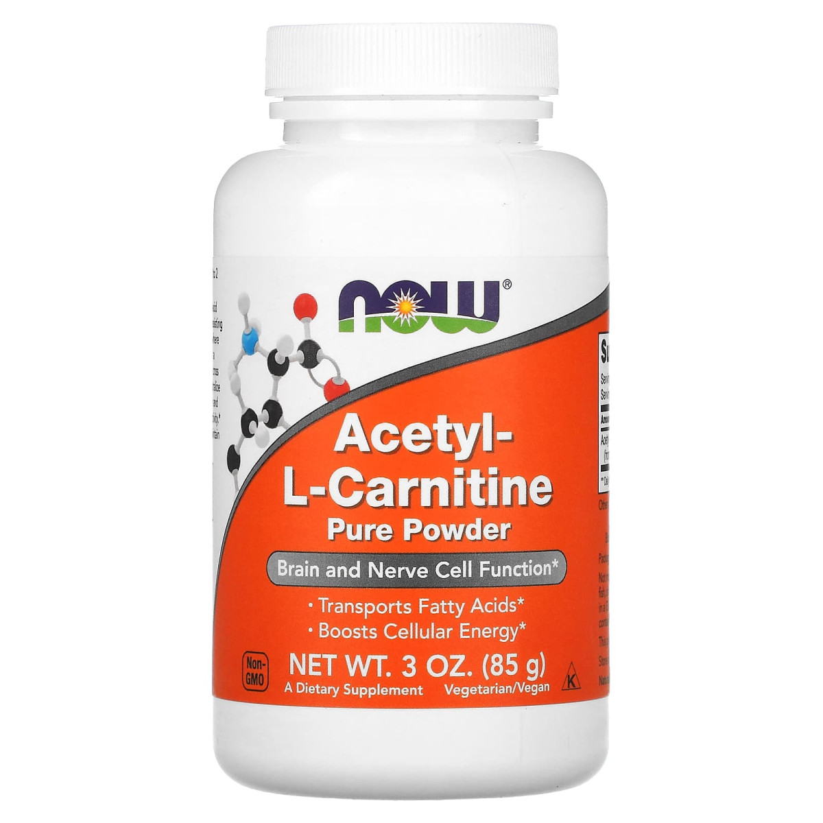 NOW Foods, Acetylo-L-karnityna, 85 g