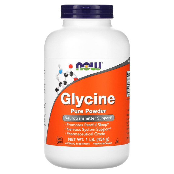 NOW Foods, Glicyna, czysty proszek, 454 g