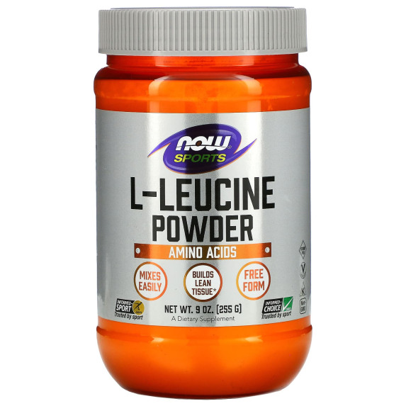 NOW Foods, Sports, L-leucyna w proszku, 255 g