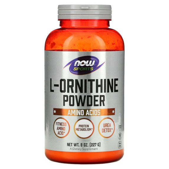 NOW Foods, Sport, proszek L-ornityny, 227 g