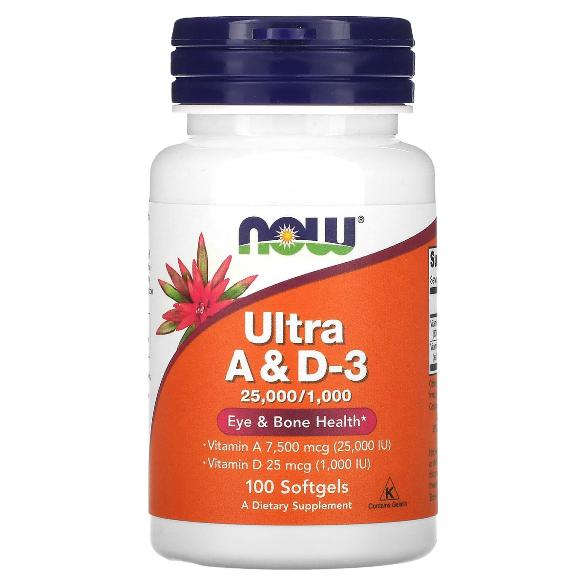 NOW Foods, Ultra A & D3, 100 miękkich kapsułek