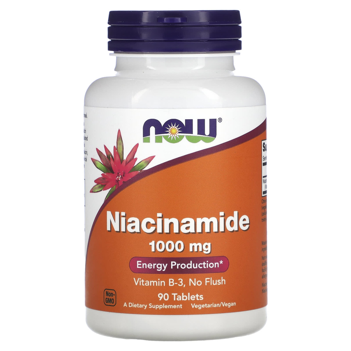 NOW Foods, Niacynamid, 1000 mg, 90 tabletek