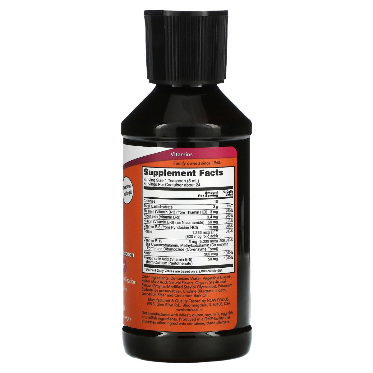 NOW Foods, Ultra B12, 5000 µg, 118 ml