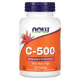 NOW Foods, C-500 z owocami dzikiej róży, 250 tabletek