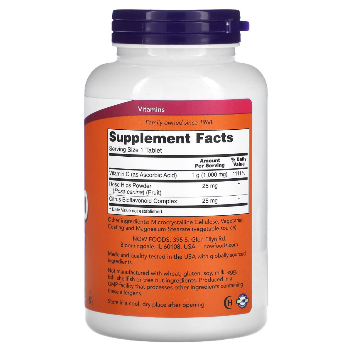 NOW Foods, C-1000, 250 tabletek