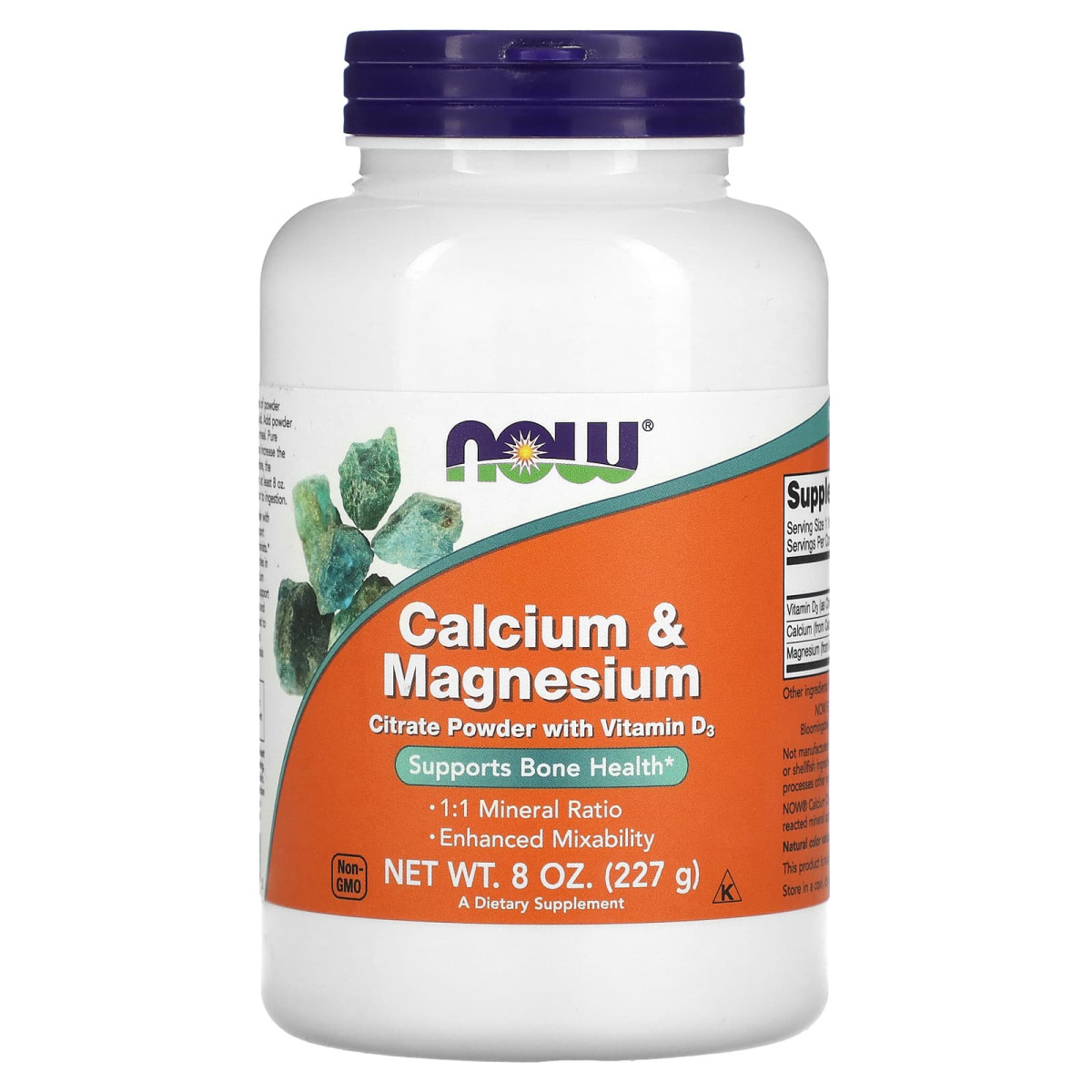 NOW Foods, Wapń i magnez, 227 g