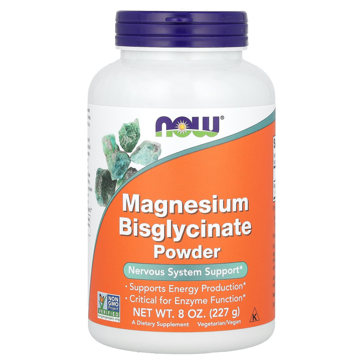 NOW Foods, Proszek diglicynianu magnezu, 227 g