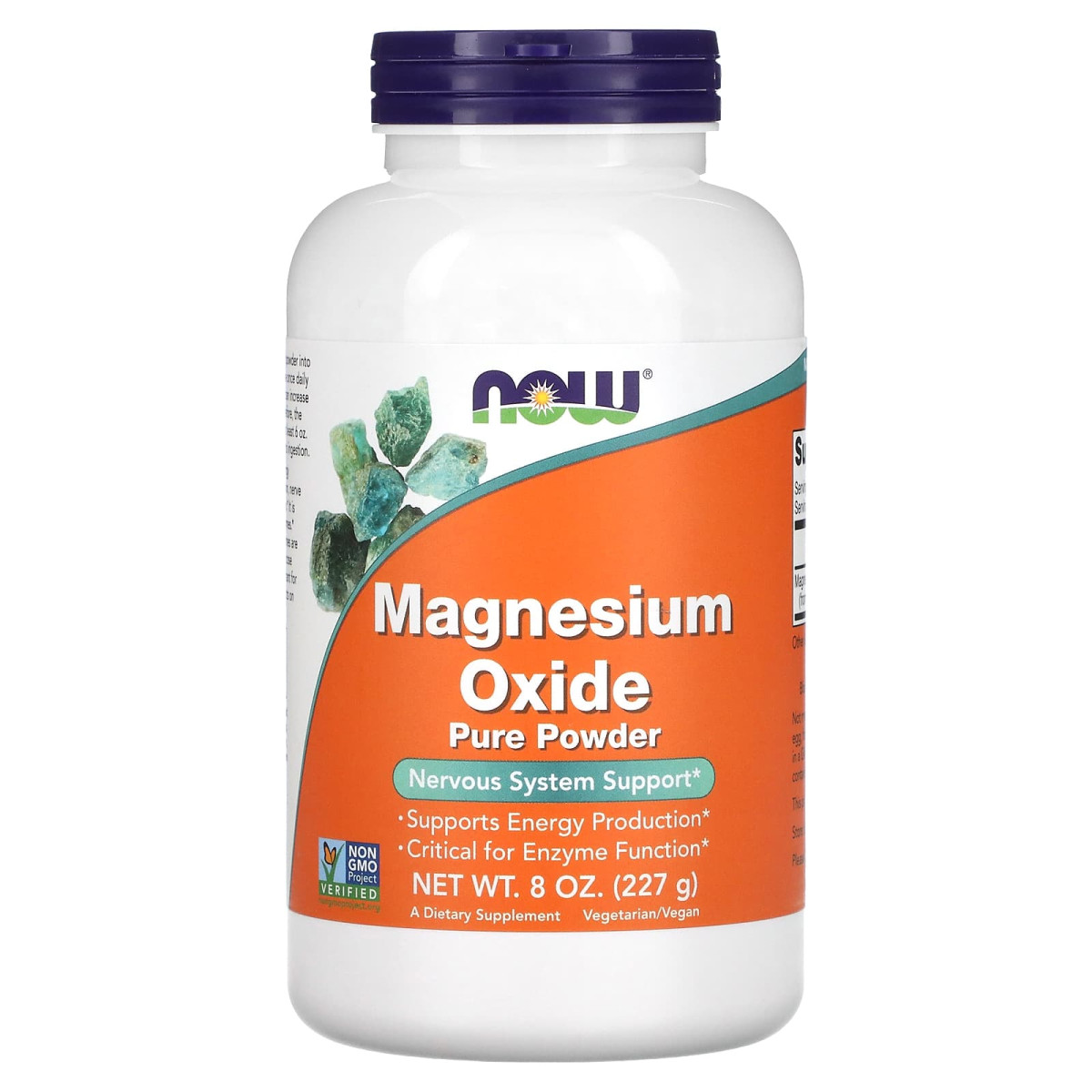NOW Foods, Czysty proszek tlenku magnezu, 227 g