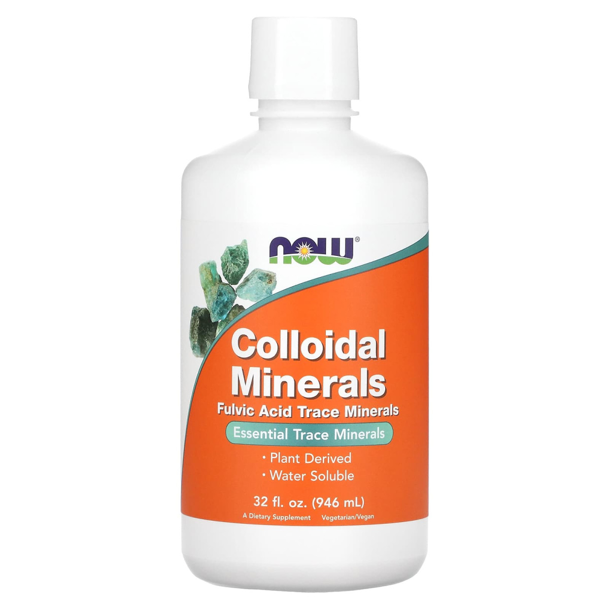 NOW Foods, Koloidalne minerały, 946 ml