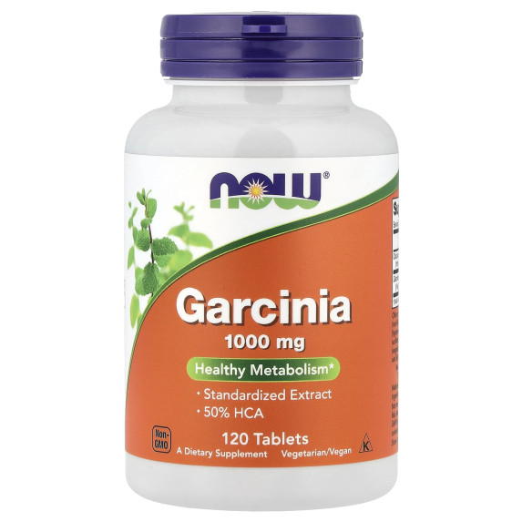 NOW Foods, Garcynia, 1000 mg, 120 tabletek