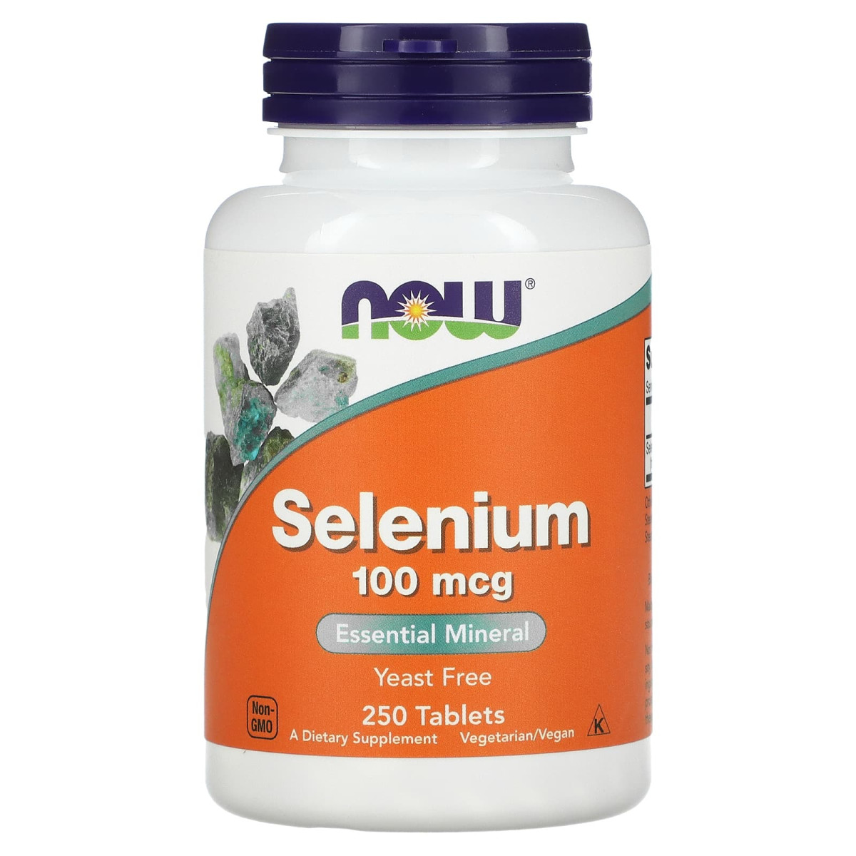 NOW Foods, Selen, 100 µg, 250 tabletek