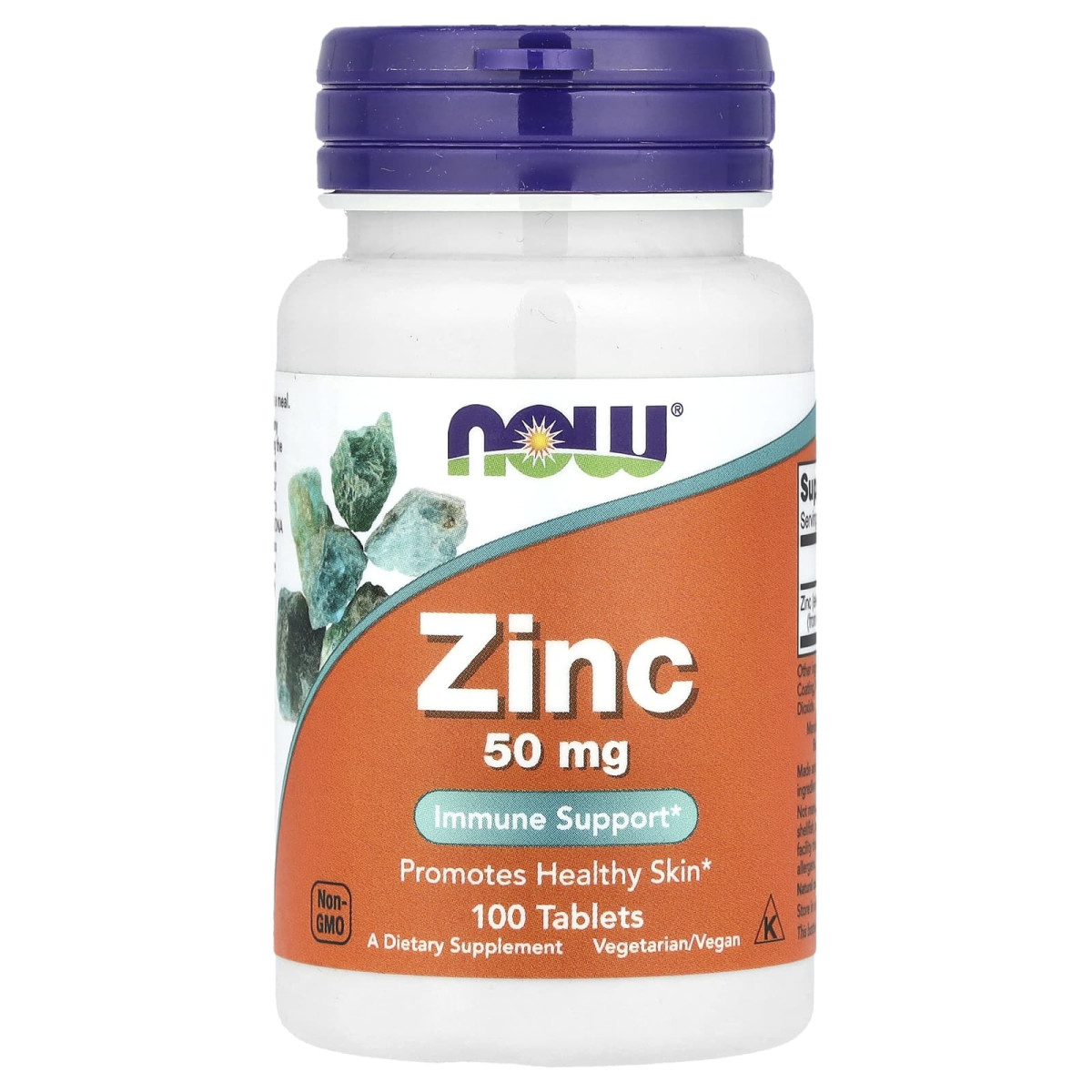NOW Foods, Cynk, 50 mg, 100 tabletek