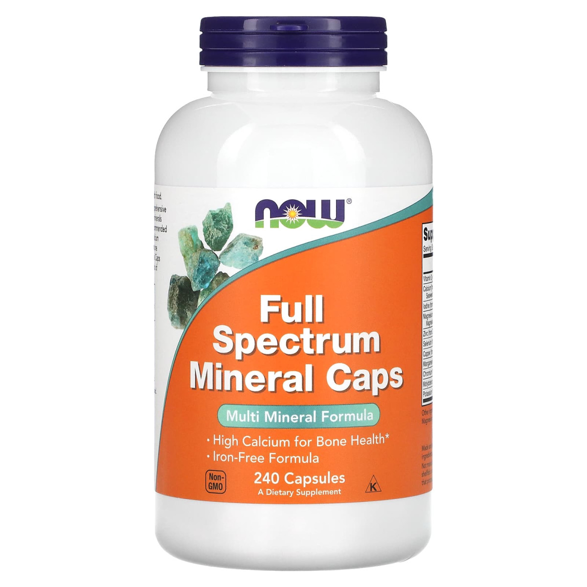 NOW Foods, Caps Full Spectrum Minerals, 240 kapsułek