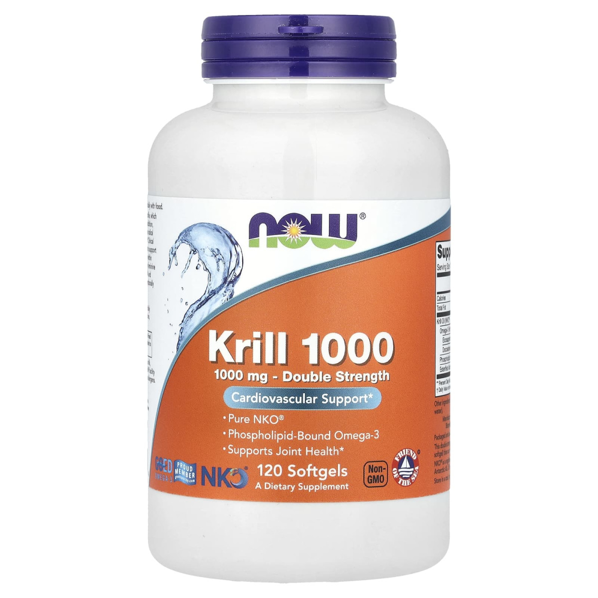 NOW Foods, Kryl 1000, 120 kapsułek miękkich