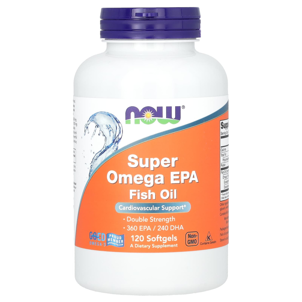 NOW Foods, Olej rybny Super Omega EPA, 120 miękkich kapsułek