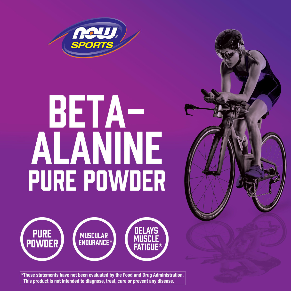 NOW Foods, Sports, beta-alanina, czysty proszek, 500 g