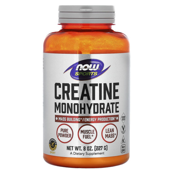 NOW Foods, Sport, monohydrat kreatyny, 227 g