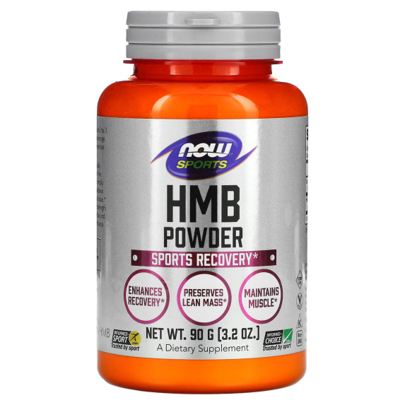 NOW Foods, Sports, HMB Powder, Sports Recovery, 90 g