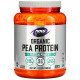 NOW Foods, Sports, organiczne białko grochu w proszku, czysty niearomatyzowany, 680 g