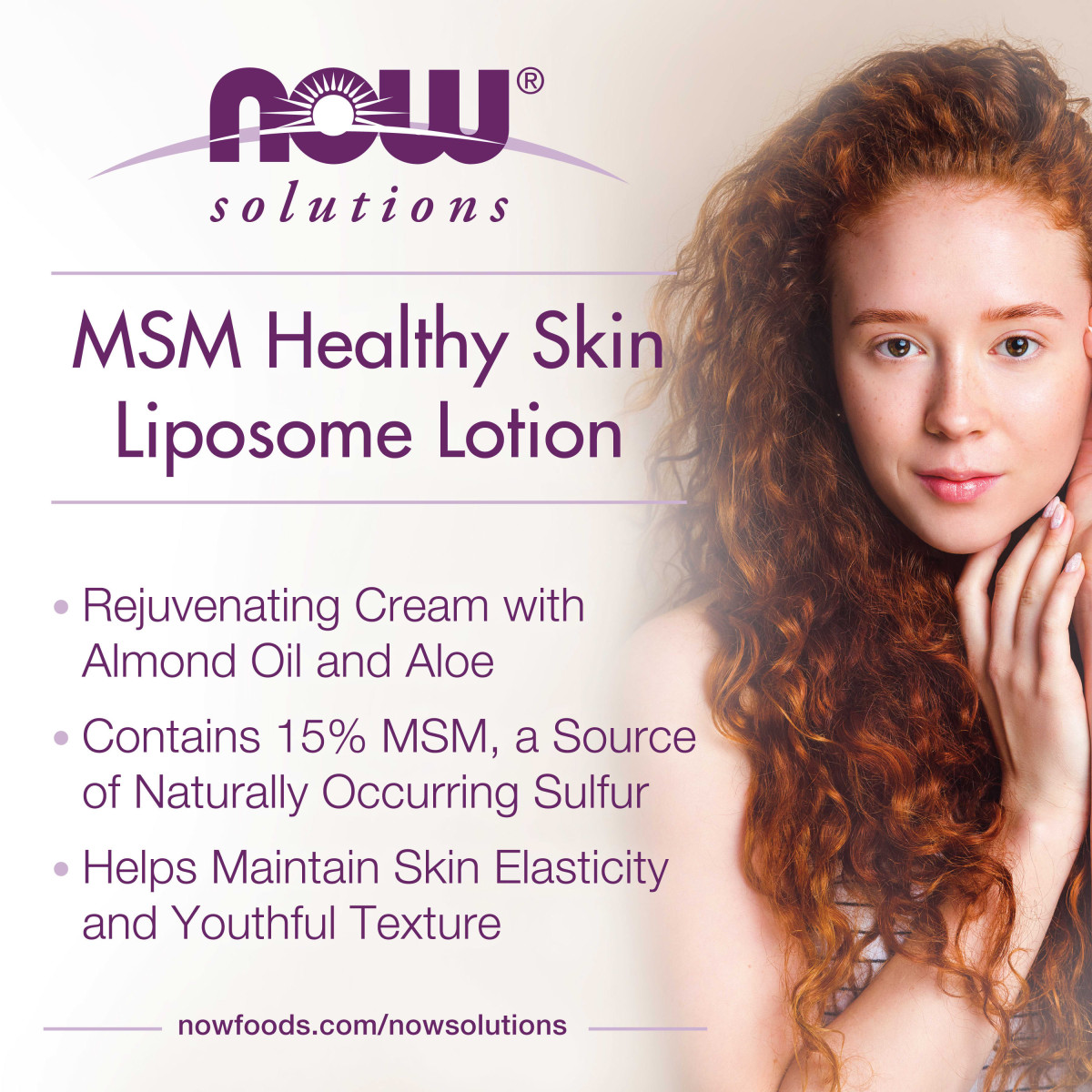 NOW Foods, Solutions, MSM Healthy Skin, balsam liposomowy, 237 ml