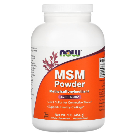 NOW Foods, MSM w proszku, 454 g