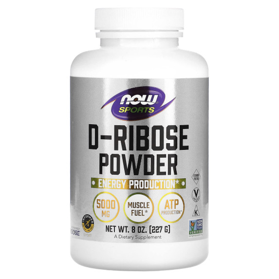 NOW Foods, Sports, D-ryboza w proszku, 227 g