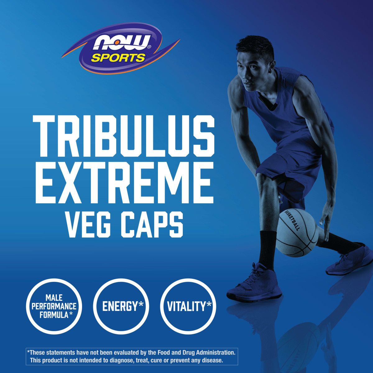 NOW Foods, Sports, Tribulus Extreme, Men's Health, 90 kapsułek roślinnych