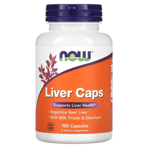 NOW Foods, Liver Caps, 100 kapsułek