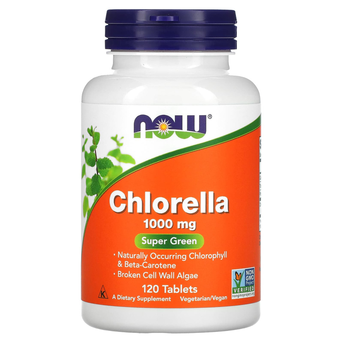 NOW Foods, Chlorella, 1000 mg, 120 tabletek