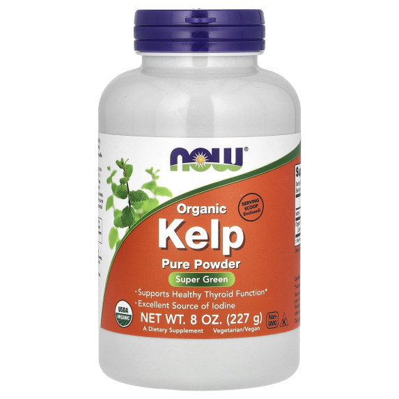 NOW Foods, Organiczna listownica w proszku z organicznych wodorostów, 227 g
