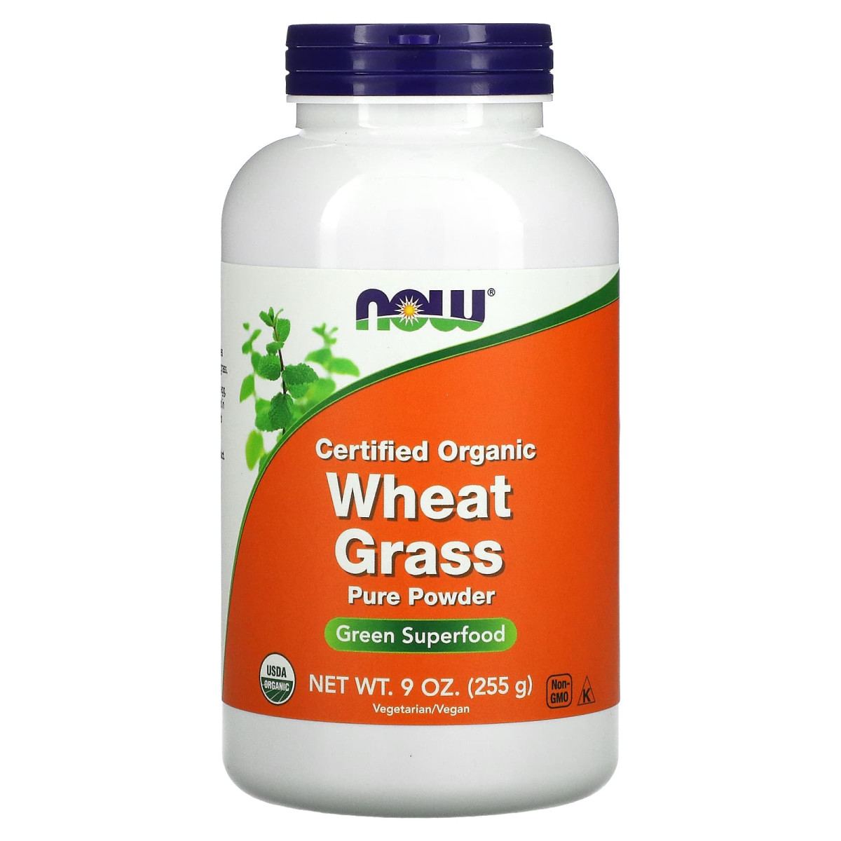 NOW Foods, Certyfikowana organiczna trawa pszeniczna, czysty proszek, 255 g