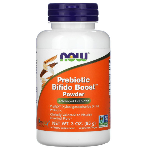 NOW Foods, Prebiotyk Bifido Boost w proszku, 85 g