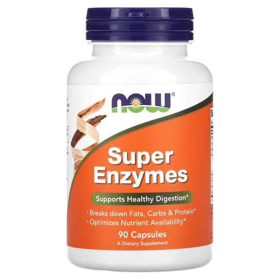 NOW Foods, Super Enzymes, 90 kapsułek