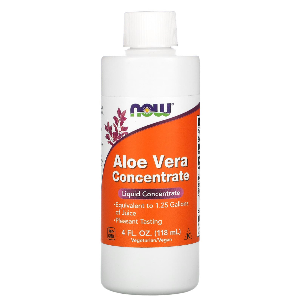 NOW Foods, Koncentrat z aloesu, 118 ml