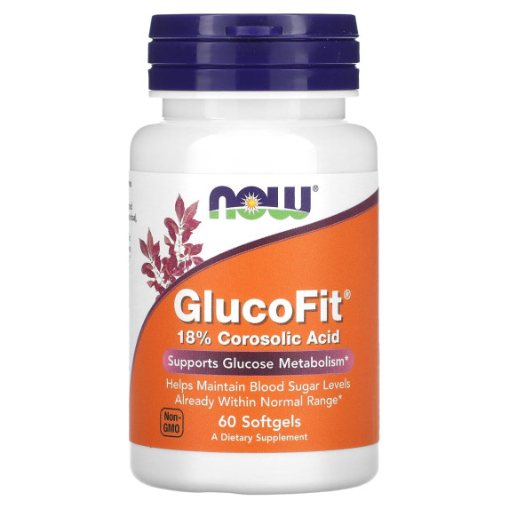 NOW Foods, GlucoFit, 60 miękkich kapsułek (1,334 mg na kapsułkę)