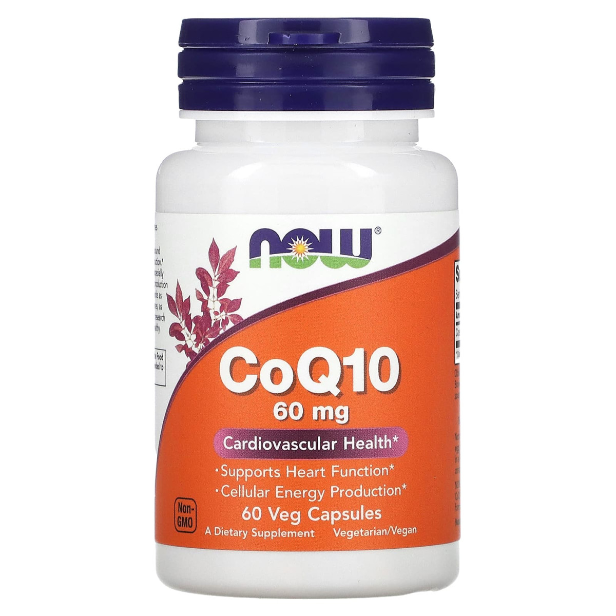 NOW Foods, Koenzym Q10, 60 mg, 60 kapsułek roślinnych
