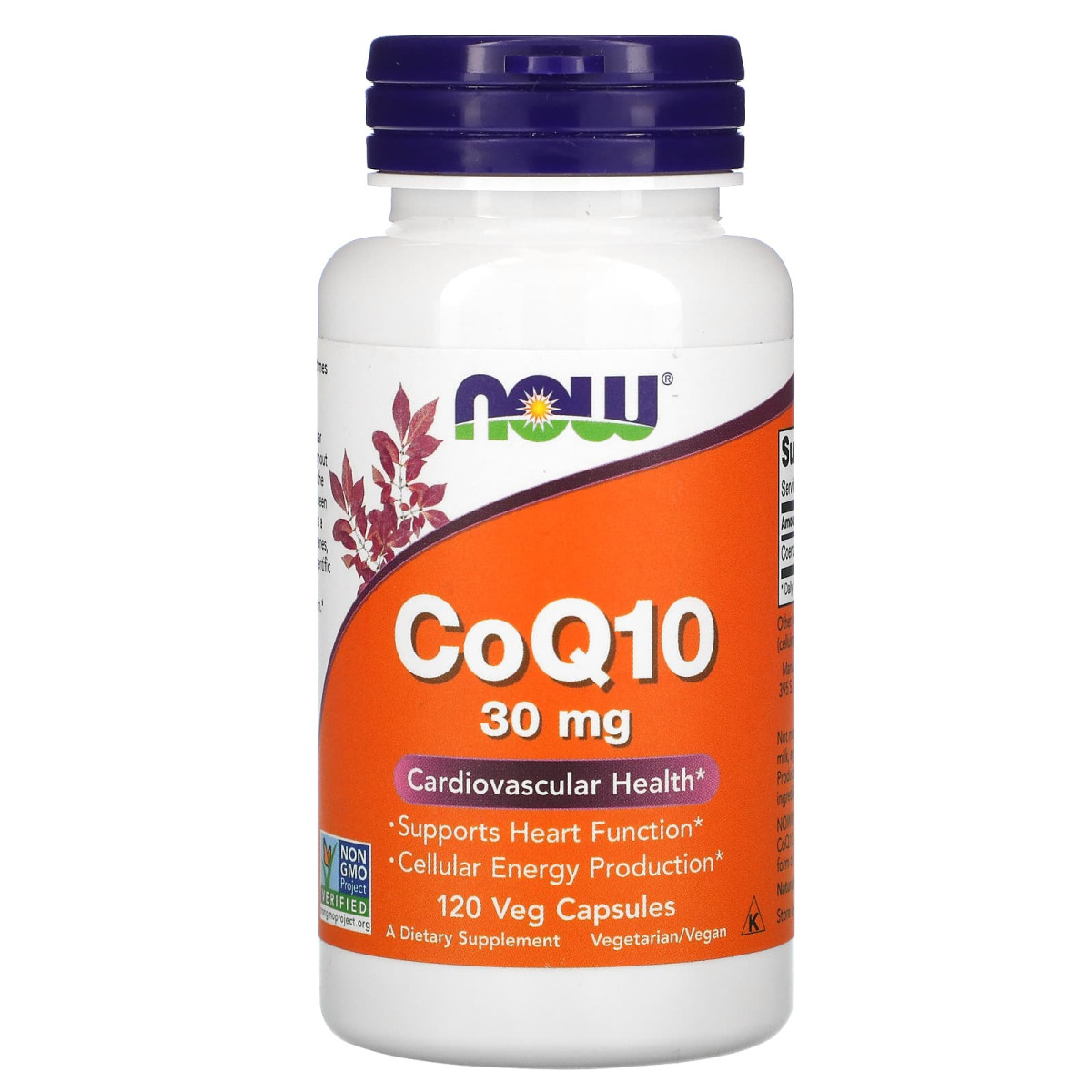 NOW Foods, Koenzym Q10, 30 mg, 120 kapsułek roślinnych