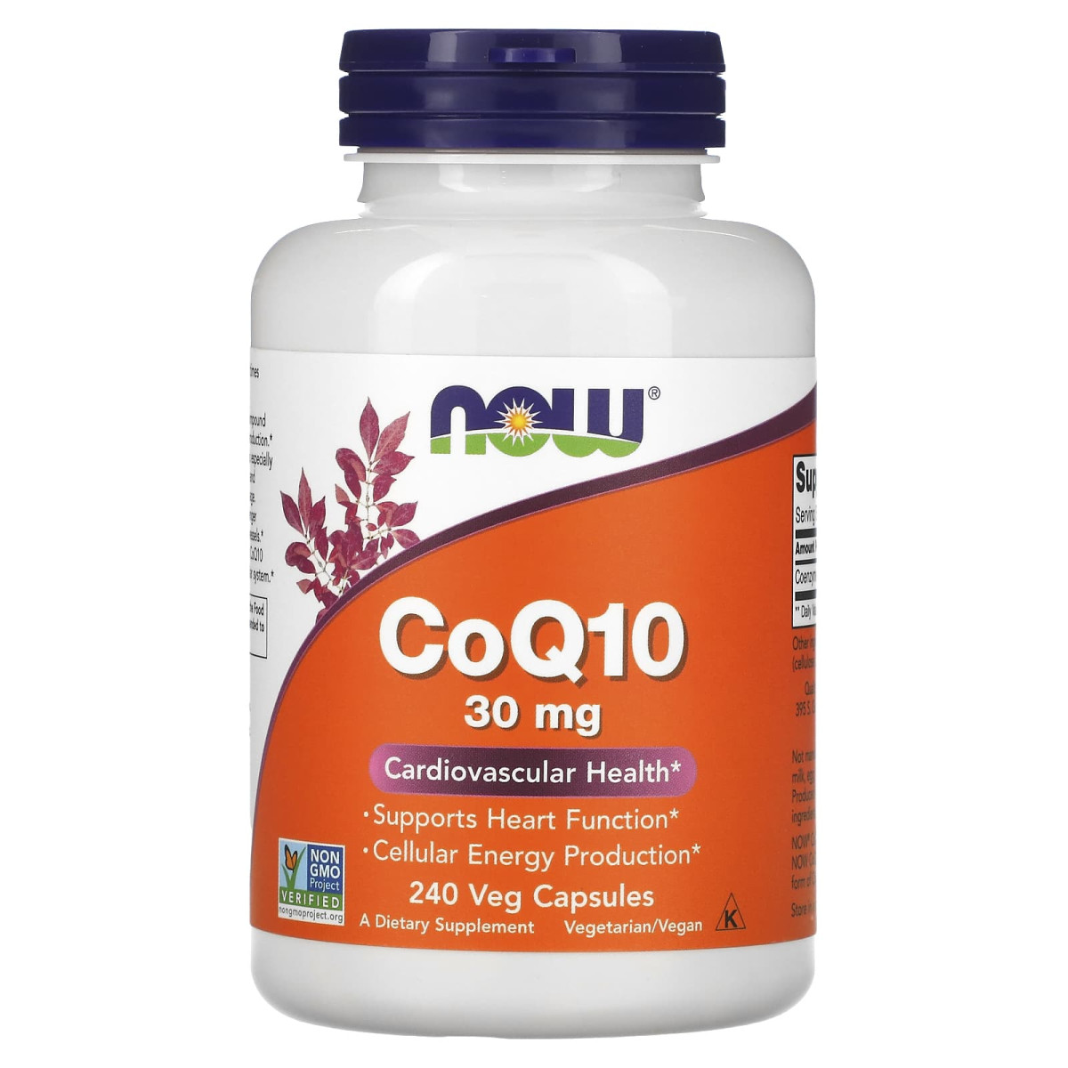 NOW Foods, Koenzym Q10, 30 mg, 240 kapsułek roślinnych