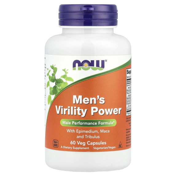 NOW Foods, Men's Virility Power, 60 kapsułek roślinnych