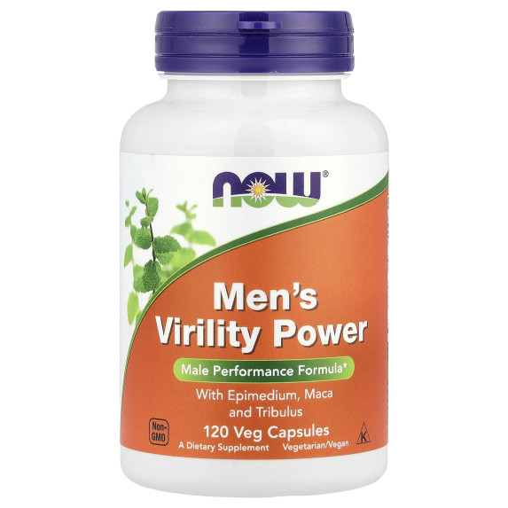 NOW Foods, Men's Virility Power, 120 kapsułek roślinnych