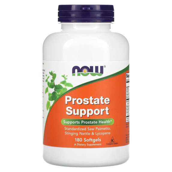 NOW Foods, Prostate Support, 180 miękkich kapsułek