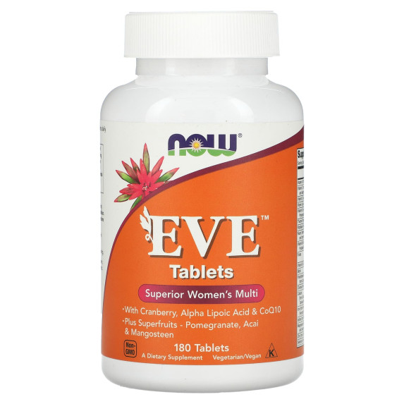 NOW Foods, EVE, Superior Women's Multi, 180 tabletek