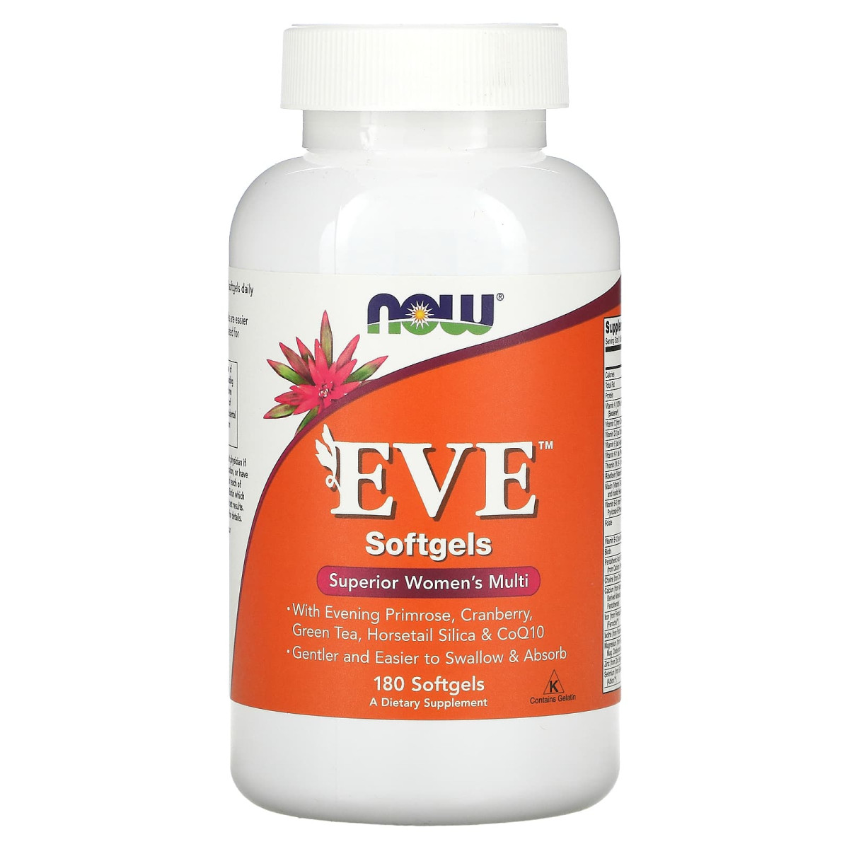 NOW Foods, EVE, Superior Women's Multi, 180 kapsułek miękkich