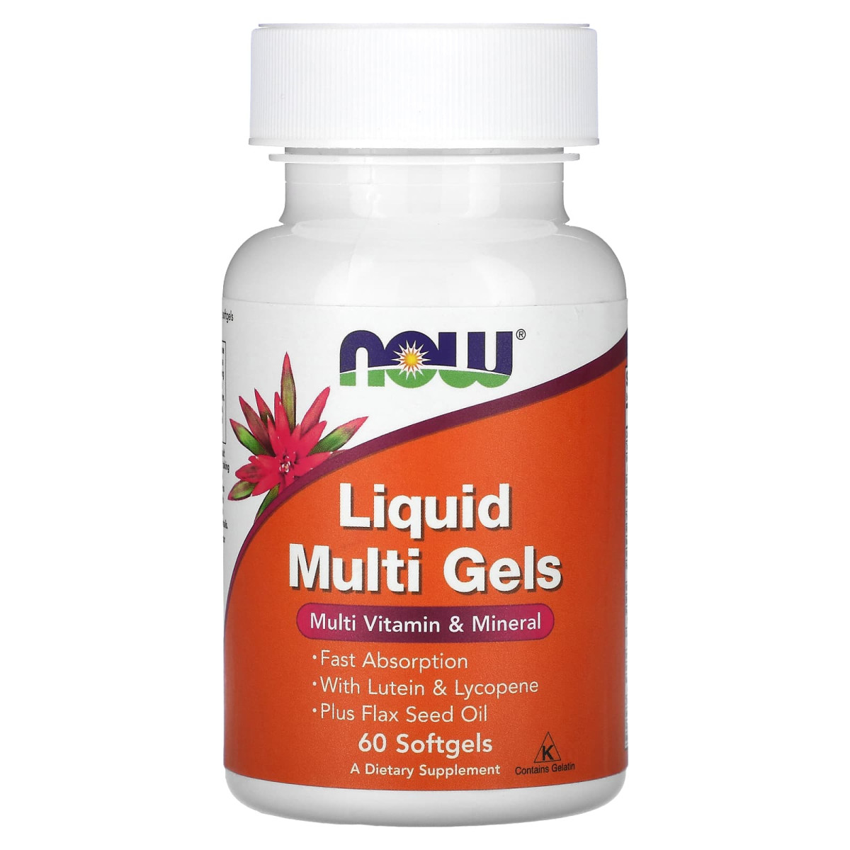 NOW Foods, Liquid Multi Gels, 60 kapsułek miękkich