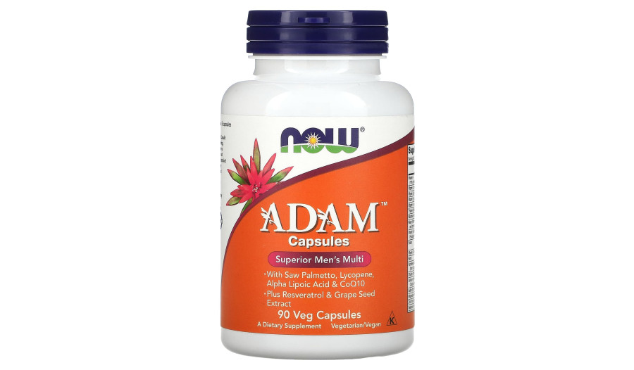 NOW Foods, ADAM, Superior Men's Multi, 90 kapsułek roślinnych