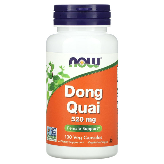 NOW Foods, Dong Quai, 520 mg, 100 kapsułek roślinnych
