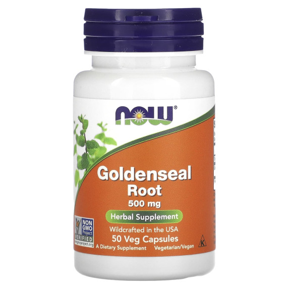 NOW Foods, Korzeń gorzknika pospolitego, 500 mg, 50 kapsułek roślinnych