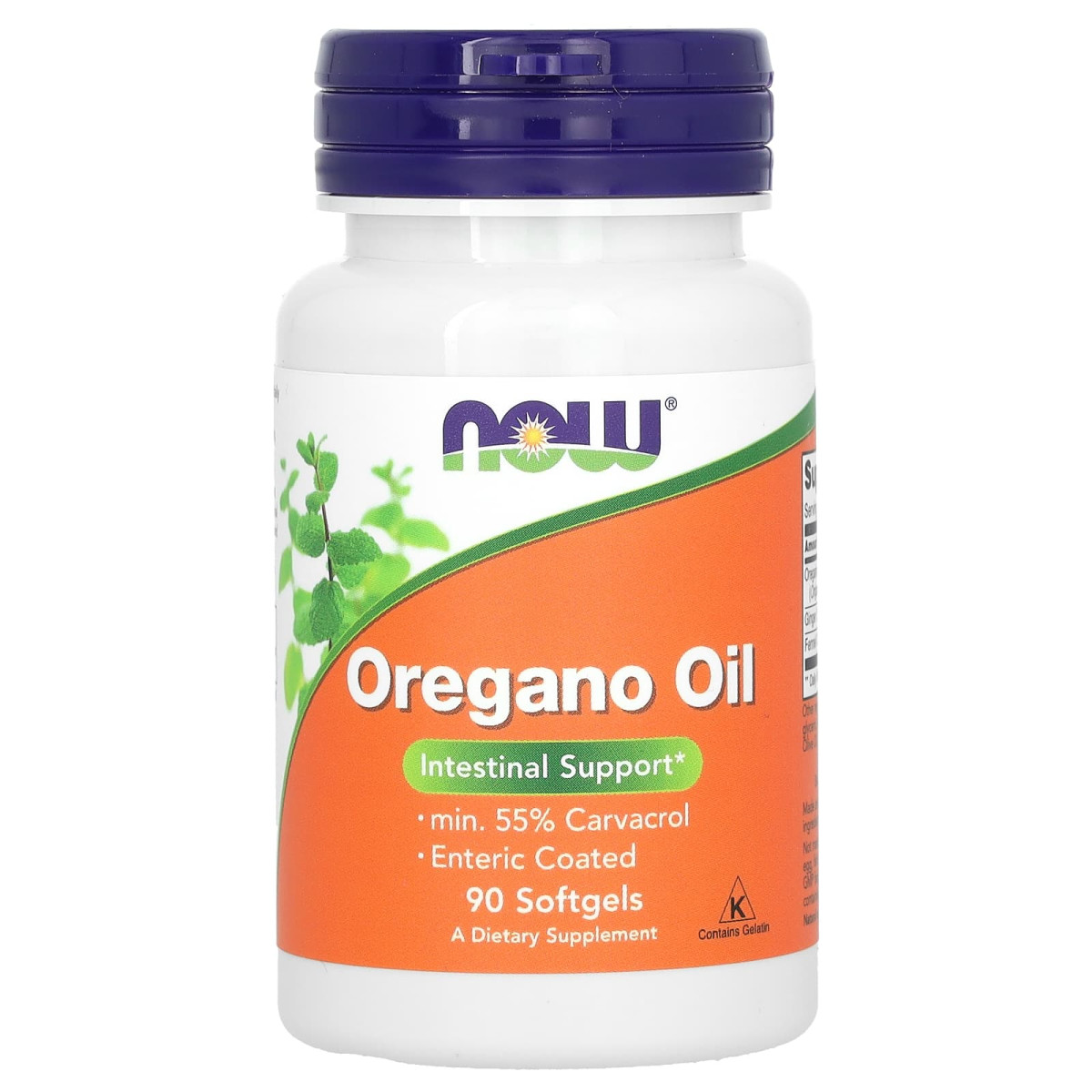 NOW Foods, Olejek oregano, 90 miękkich kapsułek